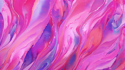 Fototapeta premium Generative AI, A vibrant abstract pattern in shades of pink and purple