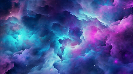 Fototapeta premium Generative AI, Cosmic Beauty - An Abstract Galaxy Pattern