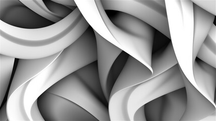 Generative AI, Modern Gray and White Abstract Pattern for Business and Finance