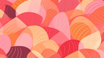 Generative AI, Pink and Orange Digital Abstraction for Food and Drink Posts