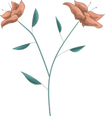 Floral Flower Illustration Element