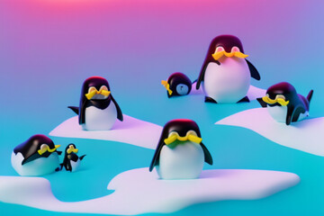 "Penguins in a Vanishing World", Acid rain, vanishing world, penguins, Antarctica, global crisis, wildlife conservation