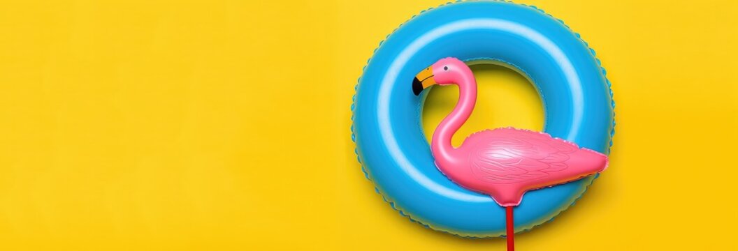 inflatable ring, lifebuoy with generative ai