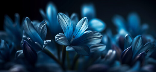 Bluebell Flowers Background