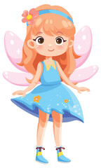 Cute Fairy Princess Cartoon Character