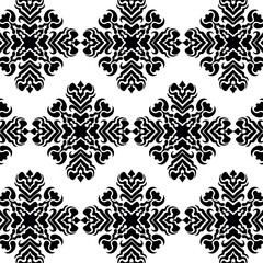 geometric cool abstract floral pattern