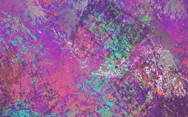 Abstract grunge texture splash paint colorful background vector