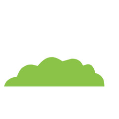 Green bush illustration