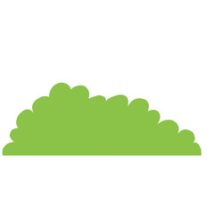 Green bush illustration