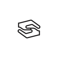 Handshake Business Symbol Icon Editable Stroke