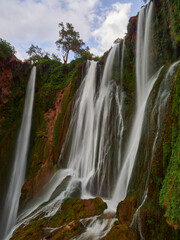 Beautiful Ouzoud Waterfalls, Morocco.