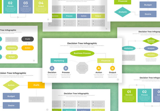 Decision Tree Business Infographic Template
