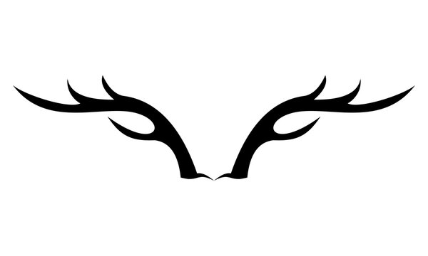 horn of animal vector logo
