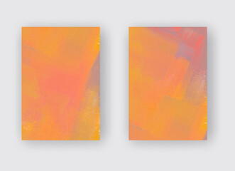 Vector banner abstract paints shapes collection isolated on white background.