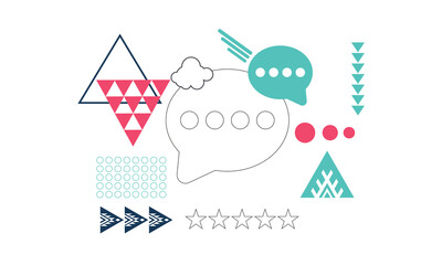 Abstract geometric vector graphic element for posters, artwork, design templates, advertisements, prints.Advertising, commercial banners, posters, brochures, billboards, sales.