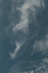 Airplane in the sky