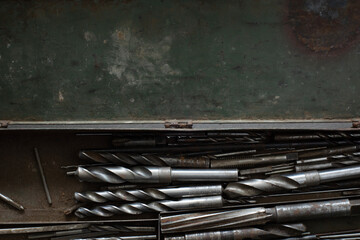 Green vintage toolbox