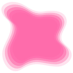 Blur Multi Layers Irregular Freeform Organic Shape