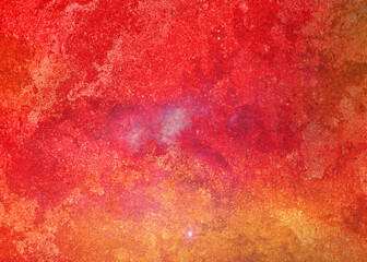 abstract fancy red orange fire, sun light planet surface, grunge texture material, fantasy galaxy background