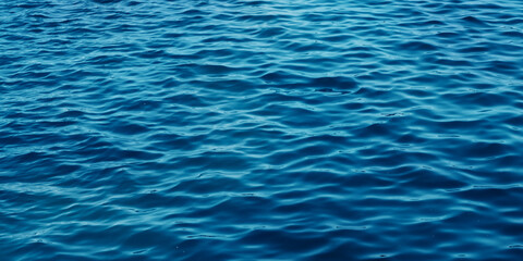 Fototapeta premium blue ocean sea background, clear nature water wave , smooth curve texture, spring summer wallpaper.