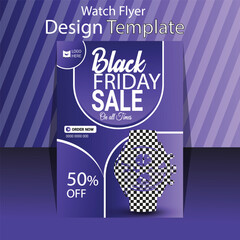 black friday flyer design template