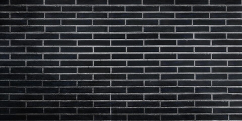 Horror black brick wall grey grunge texture background wallpaper