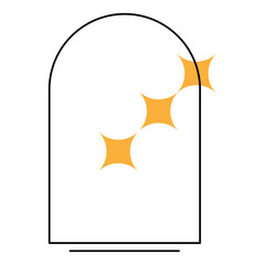 aesthetic arch frame decoration