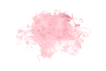 Shiny pink brush watercolor painting isolated on transparent background. watercolor png