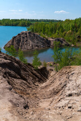 Кондуки, Романцевские горы. Ушаковские угольные карьеры.