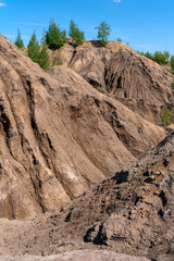 Кондуки, Романцевские горы. Ушаковские угольные карьеры.