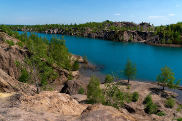 Кондуки, Романцевские горы. Ушаковские угольные карьеры.