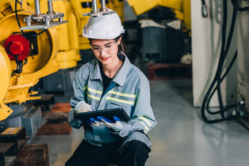 Robotic engineer conduct regular maintenance by inspecting, testing, and running software test to...