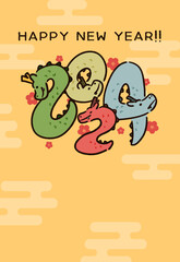 辰の2024年の年賀状