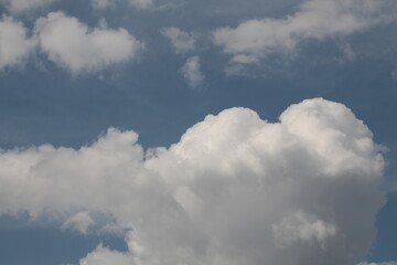 Fototapeta na wymiar Thunderstorm texture clouds before rain on the sky