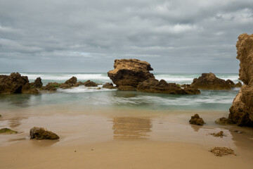 Fototapeta na wymiar Beach and rocks in Gedor national park