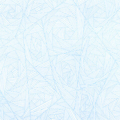 正方形　アンティークな手書きのジオメトリック柄の背景　ブルー