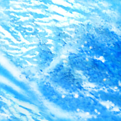 正方形_水色と白色が混ざり合ってピンボケした背景