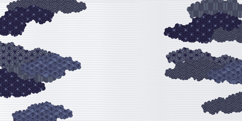 喪中　佛　和柄　背景	