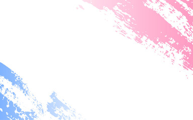 Fototapeta na wymiar paintbrush banner (blue, pink, white)