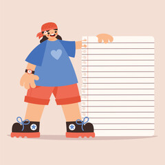 Drawing Of A College Or University Student