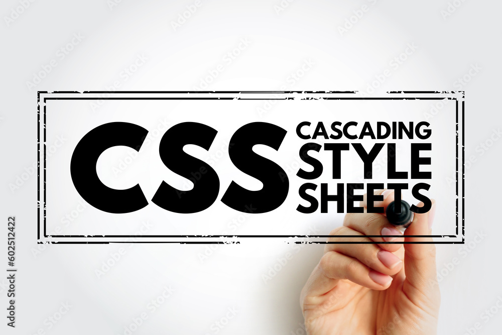 Poster css cascading style sheets - language used for describing the presentation of a document written in 