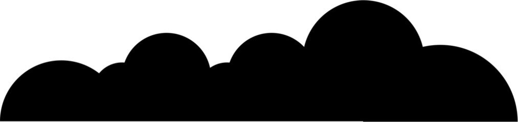 Cloud Silhouette Illustration
