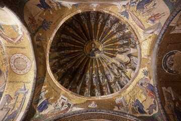 Obraz premium Chora Monastery in Istanbul, known for its stunning mosaics