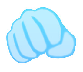 Punch blue watercolor illustration design