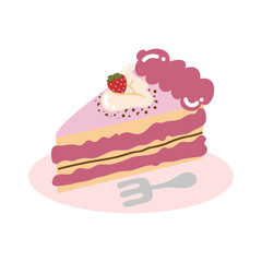 Valentine Element Illustration. Element for stickers, congratulations, scrapbooking, invitations, and planners. Vector illustration