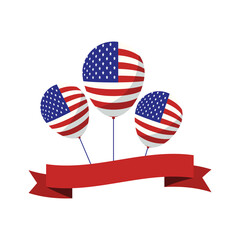 balloons memorial day usa element