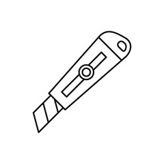Simple Trendy Cutter Icon Vector Template