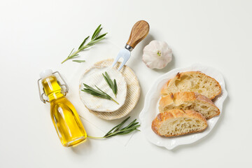 Concept of delicious French food - Camembert cheese