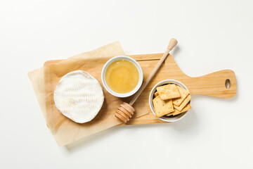 Concept of delicious French food - Camembert cheese