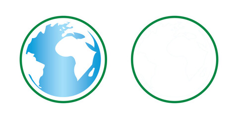 world tree days vector illustration, art line